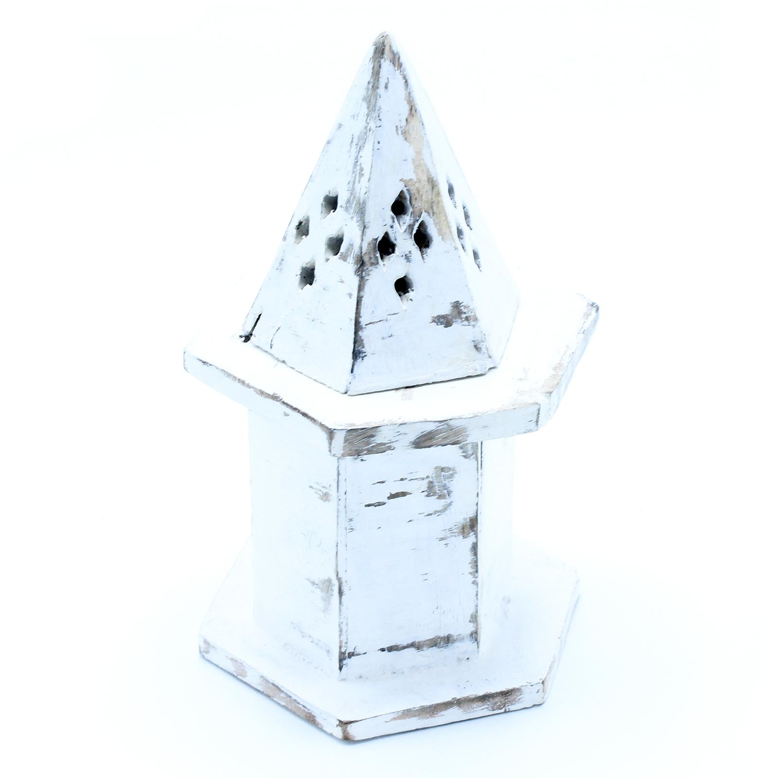 Pyramid Mini Incense - White Washed