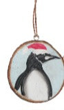 Let it Snow - Hand Painted Log Xmas Decor
