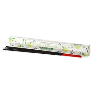 Citronella & Lemongrass - Plant Based Incense Sticks - Single Pack of 20