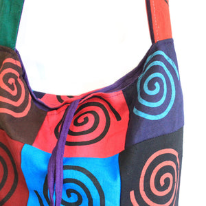 Cotton Patch Sling Bag - Spiral