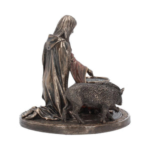 Bronze Welsh Goddess Ceridwen Figurine - 17cm