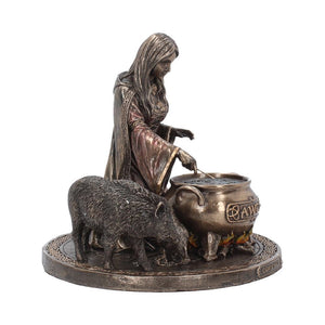 Bronze Welsh Goddess Ceridwen Figurine - 17cm