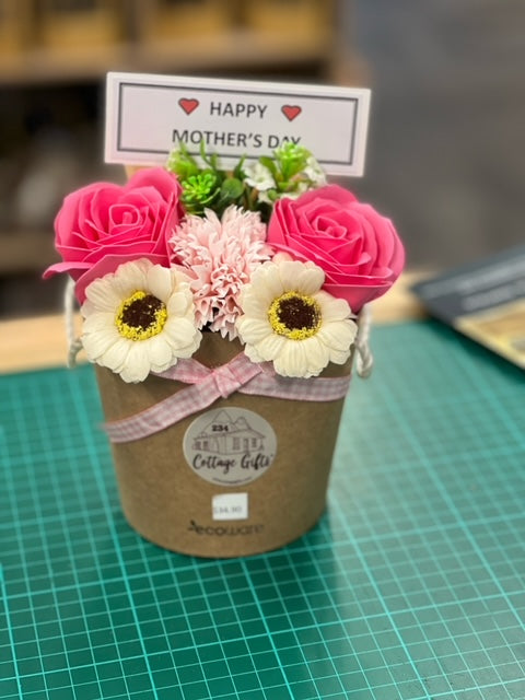 Mother's Day Soap Flower Box - Pink
