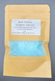 Aromatherapy Bath Potion in Kraft Bag - Sleepy Head