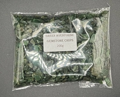 Green Aventurine Gemstone Chips - 200g