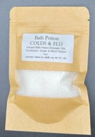 Aromatherapy Bath Potion in Kraft Bag - Colds & Flu