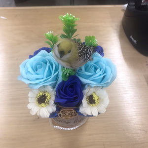 Soap Flower Box - Blue Theme