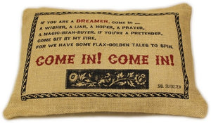 Washed Jute Cushion 38x25cm - Come In!