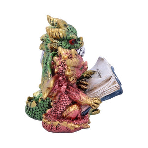 Tales of Fire Reading Book Dragon Figurine