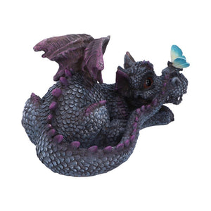 Butterfly Rest Dragon Figurine 19cm